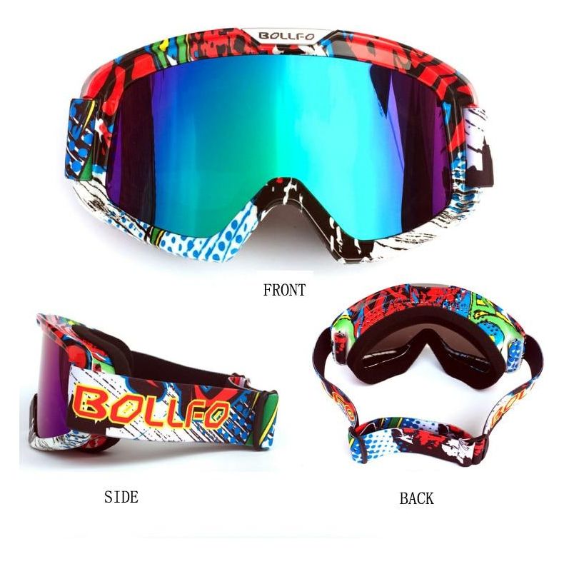 Outdoor Motorcycle Goggles Cycling UV400 MX Off-Road Ski Sport ATV