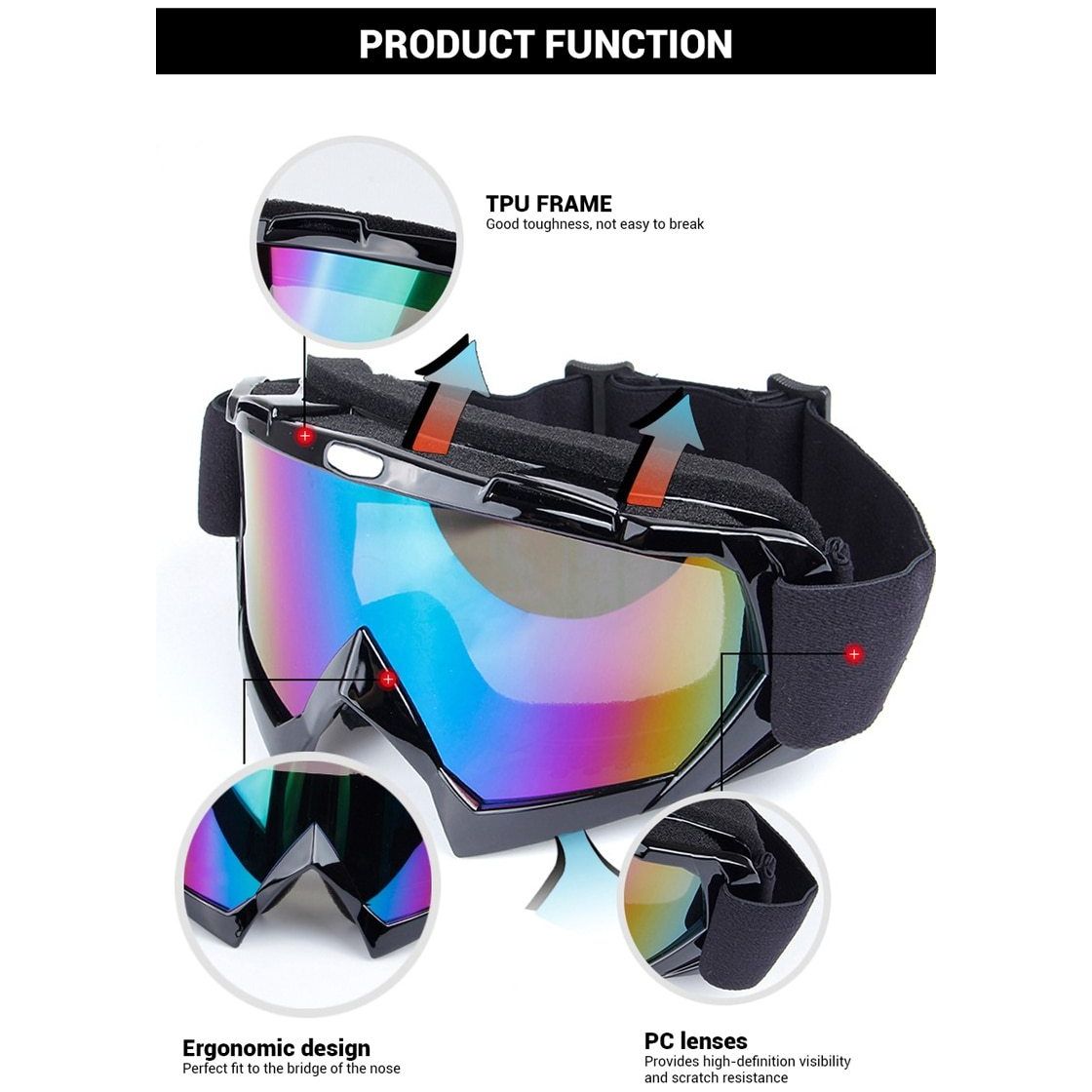Motorcycle Men Cycling Sunglasses Outdoor Sport Eyewear Bicycle