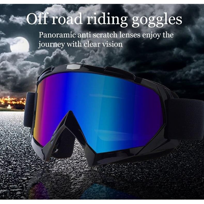 Sports Motorcycle Glasses UV400 Protection Goggles for Men Women