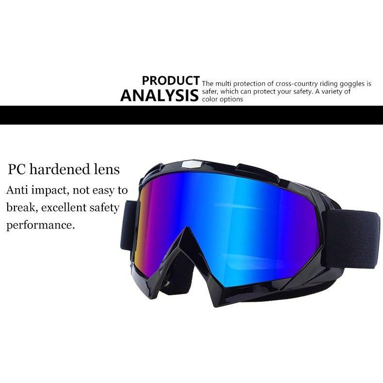 Sports Motorcycle Glasses UV400 Protection Goggles for Men Women