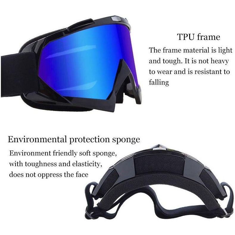 Sports Motorcycle Glasses UV400 Protection Goggles for Men Women