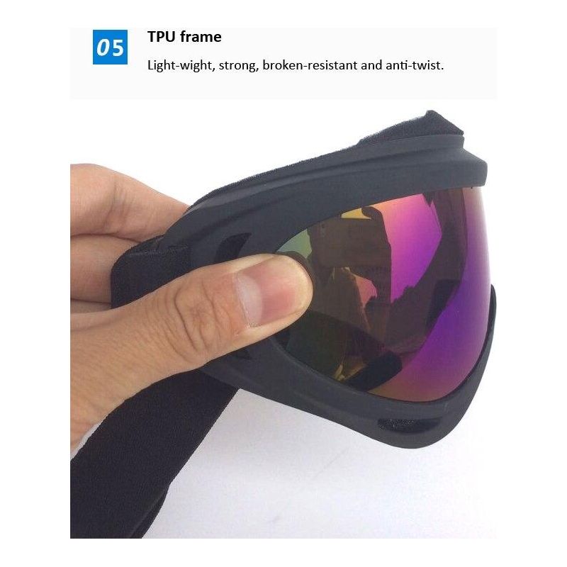 Winter Snow Sports Goggles UV400 Protection Light-Weight - Sportkyu