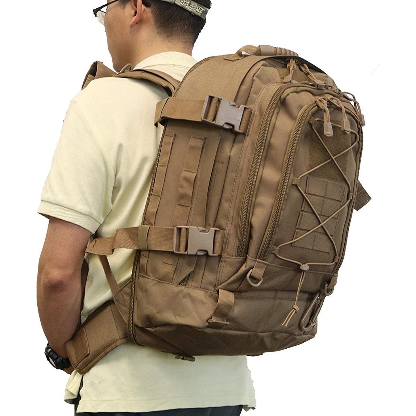60L Outdoor Military Rucksacks 1000D Nylon Waterproof Tactical