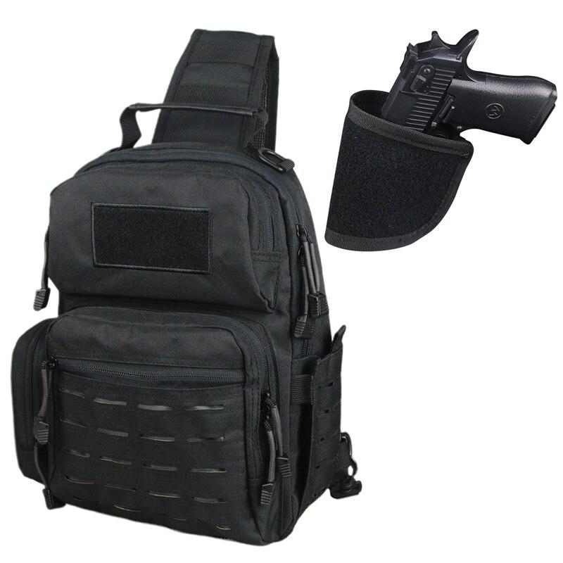Tactische schoudertas Gun Holster Militaire Sling Bag Jacht Camping