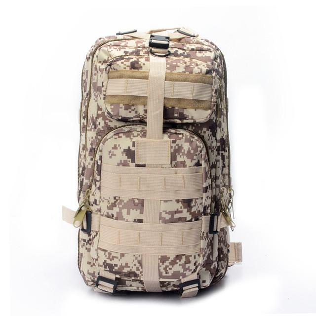 Legerstijl waterdichte outdoor wandel-campingrugzak