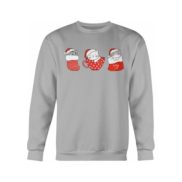 Cute Cats Christmas Sweatshirt