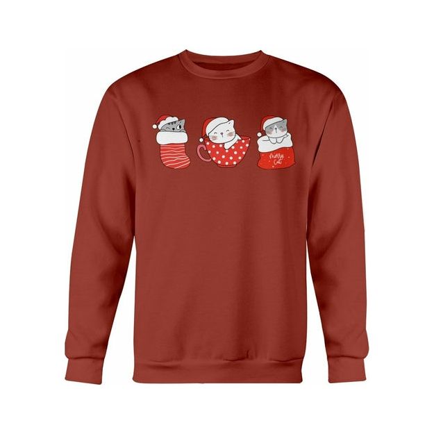 Cute Cats Christmas Sweatshirt