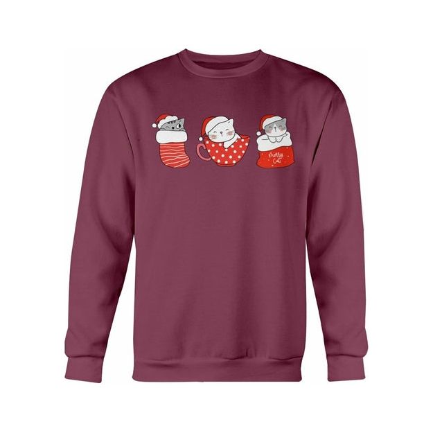Cute Cats Christmas Sweatshirt