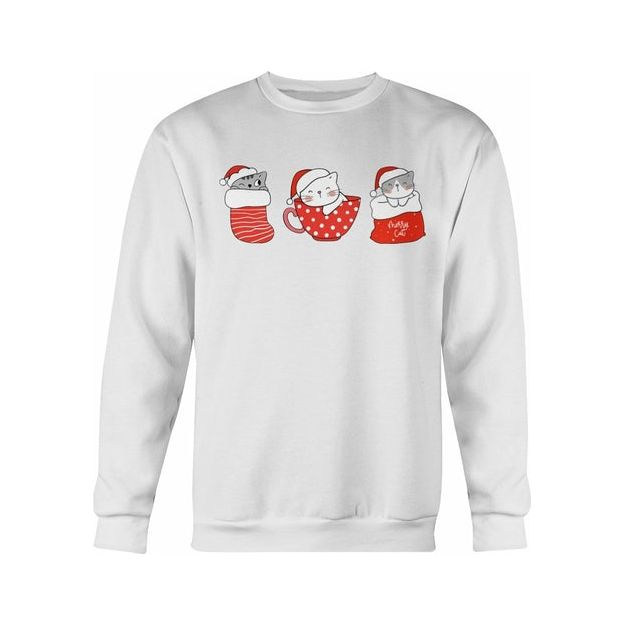 Cute Cats Christmas Sweatshirt