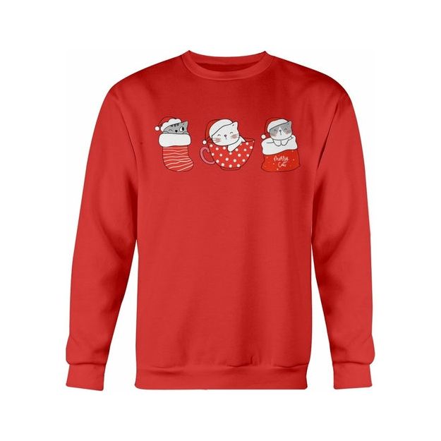 Cute Cats Christmas Sweatshirt