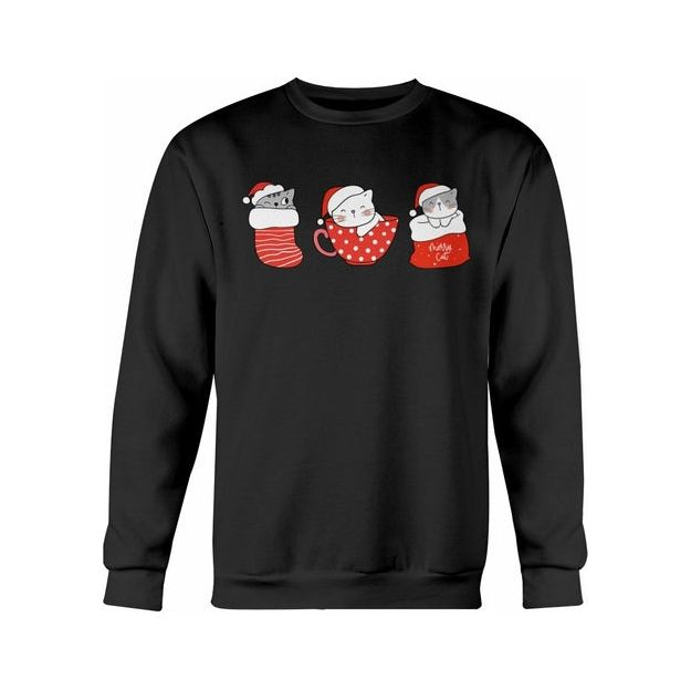 Cute Cats Christmas Sweatshirt