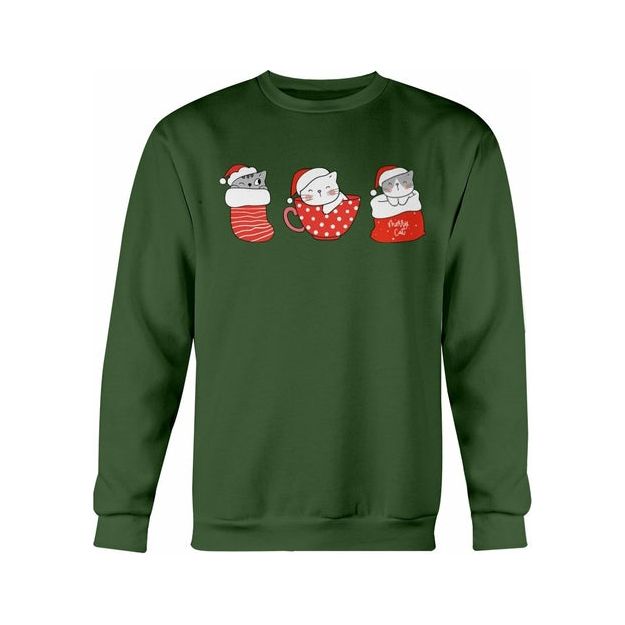Cute Cats Christmas Sweatshirt