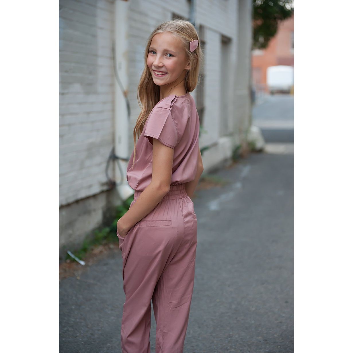 DT Unity Jumpsuit in Pink Lemonade