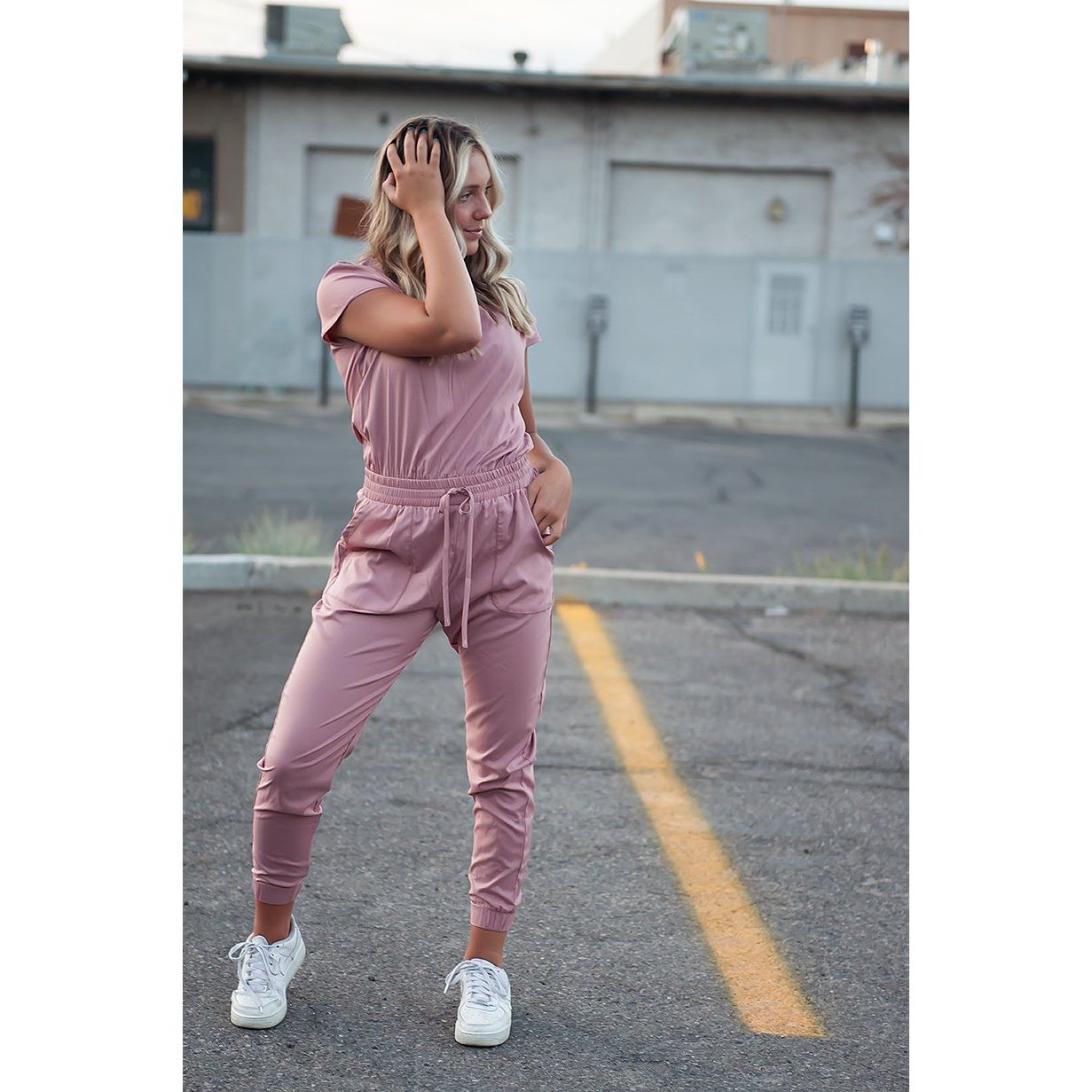 DT Unity Jumpsuit in Pink Lemonade