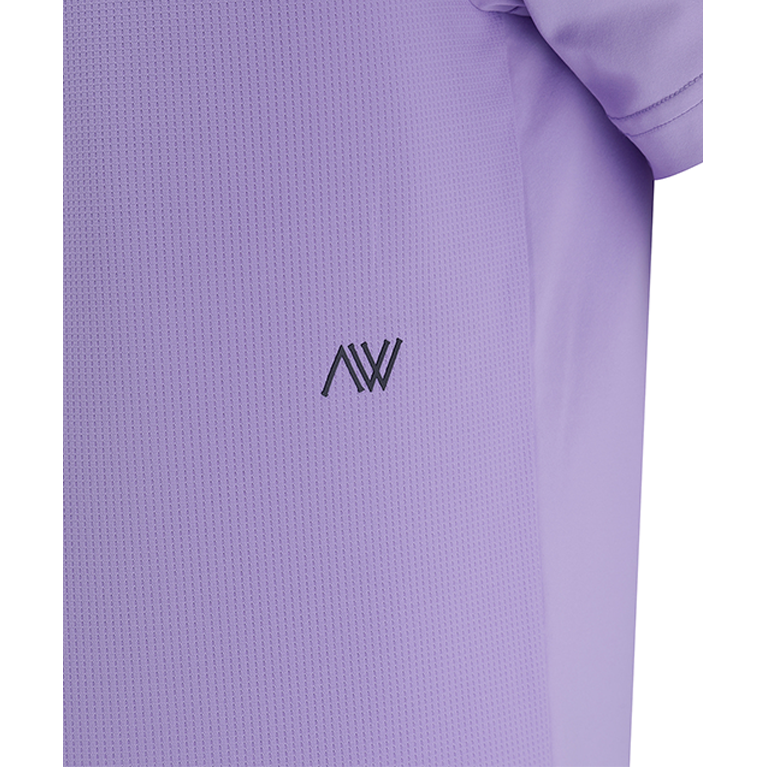 ANEW Golf: Men Back Triangular Point Short T-Shirt - Lavender