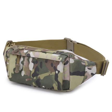 Casual Camouflage Outdoor Waist Bag For Hiking Traveling