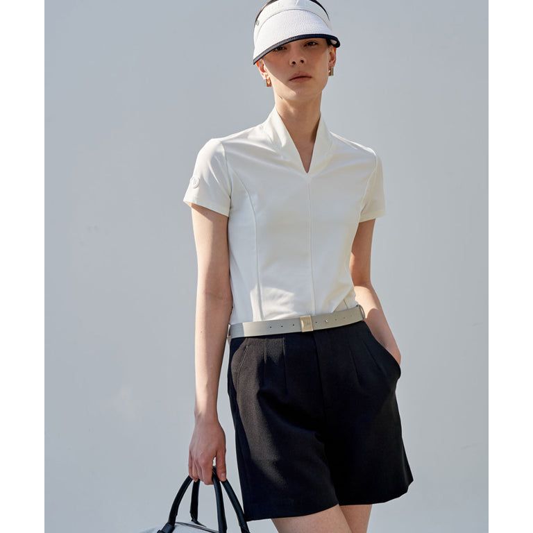 Anell Golf Flexi Flat Shorts - Basic Black