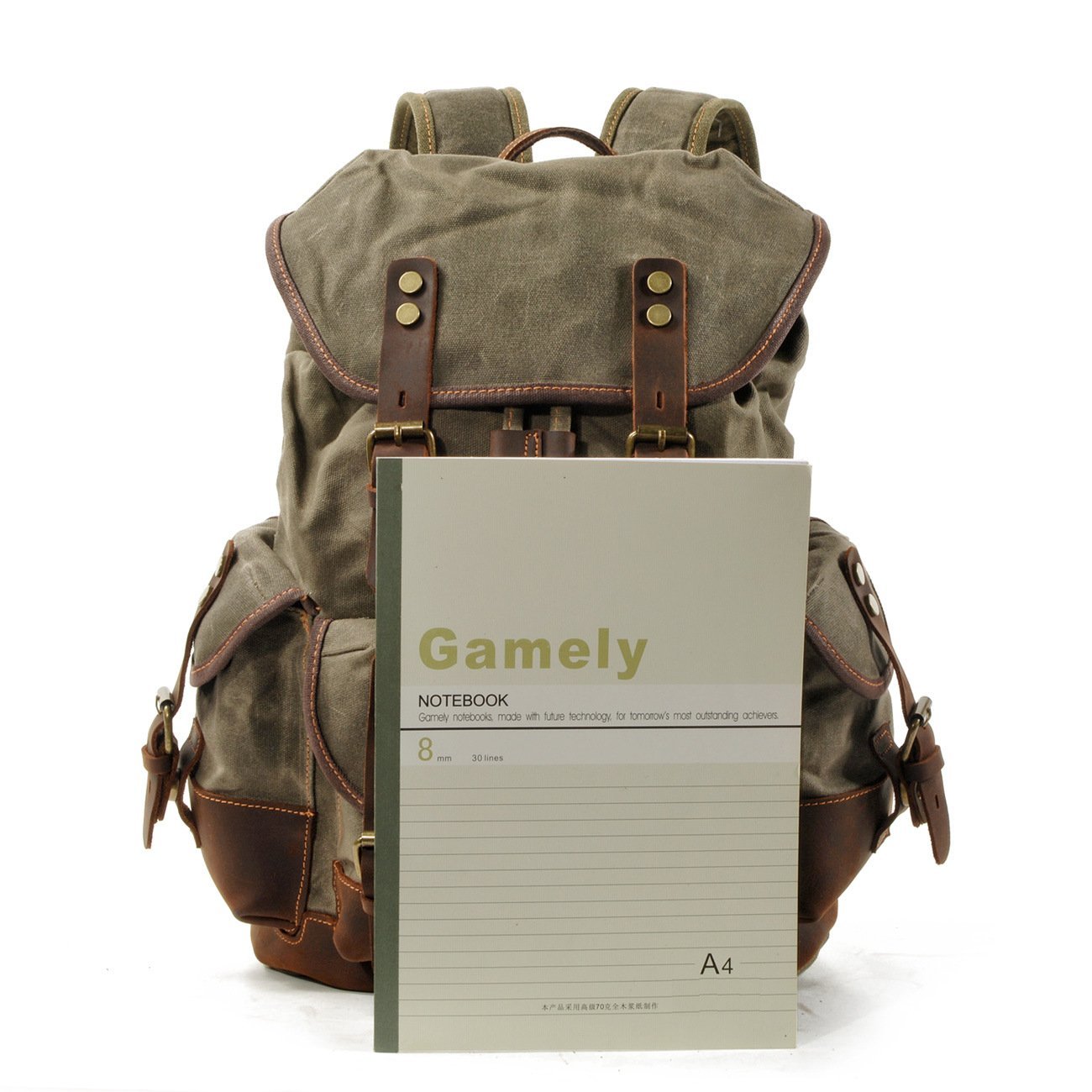 High Quality Canvas Stitching Mountaineering Backpack - Sportkyu