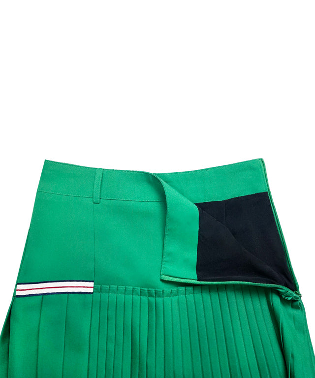 BENECIA 12 Asymmetric Culottes - Green