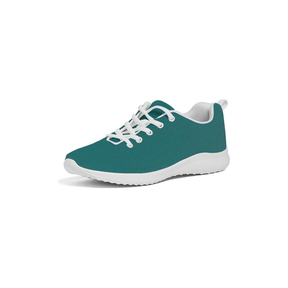 Womens Sneakers - Canvas Running Shoes, Teal Green