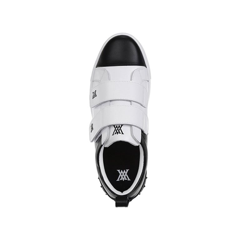 ANEW Golf: Men's Color Block Double Velcro Sneakers - Black