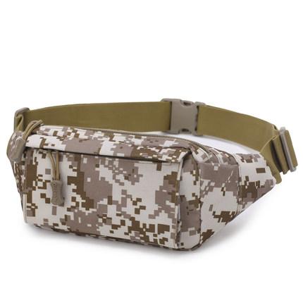 Casual Camouflage Outdoor Waist Bag For Hiking Traveling