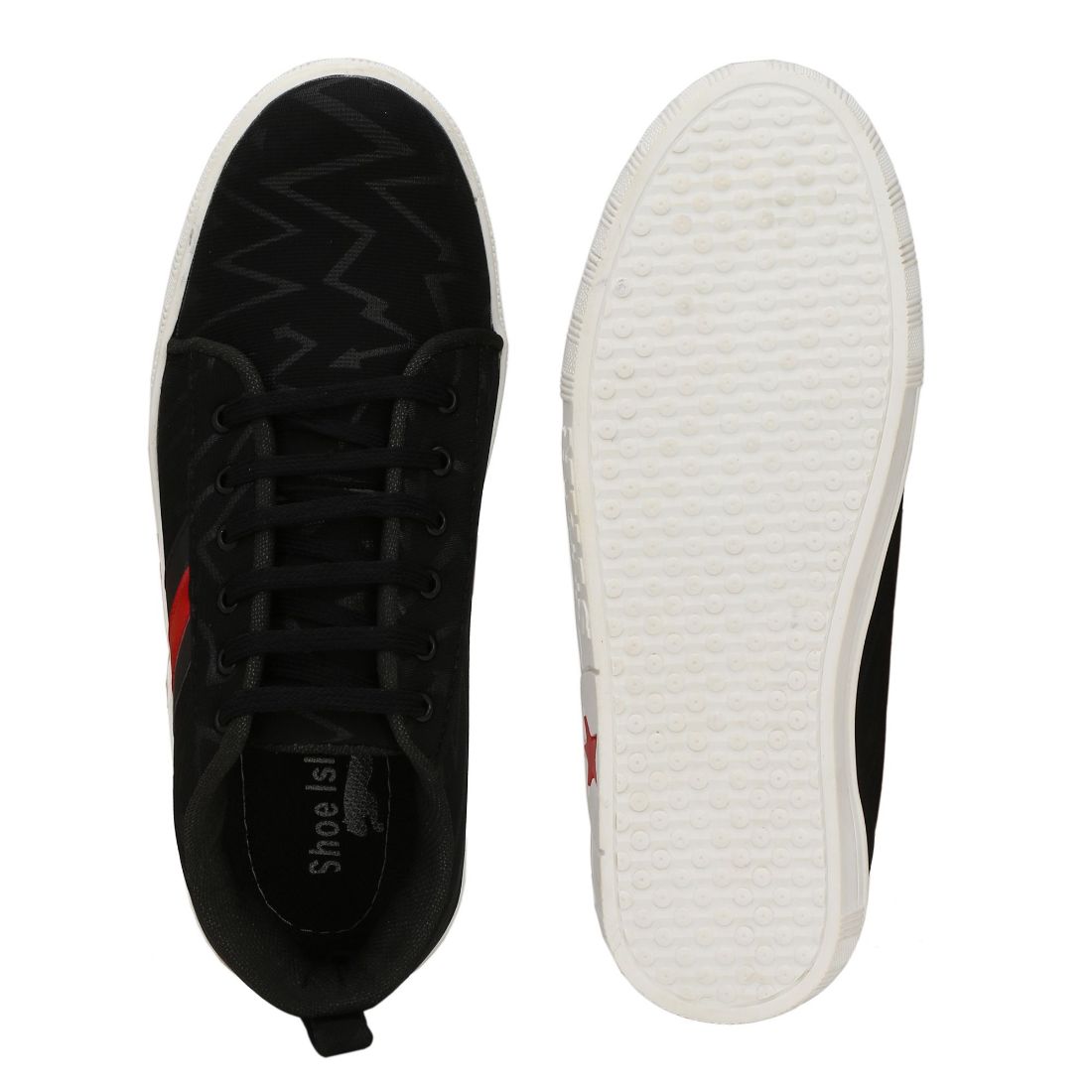 Generic Men Black,Red,White Color Canvas Material