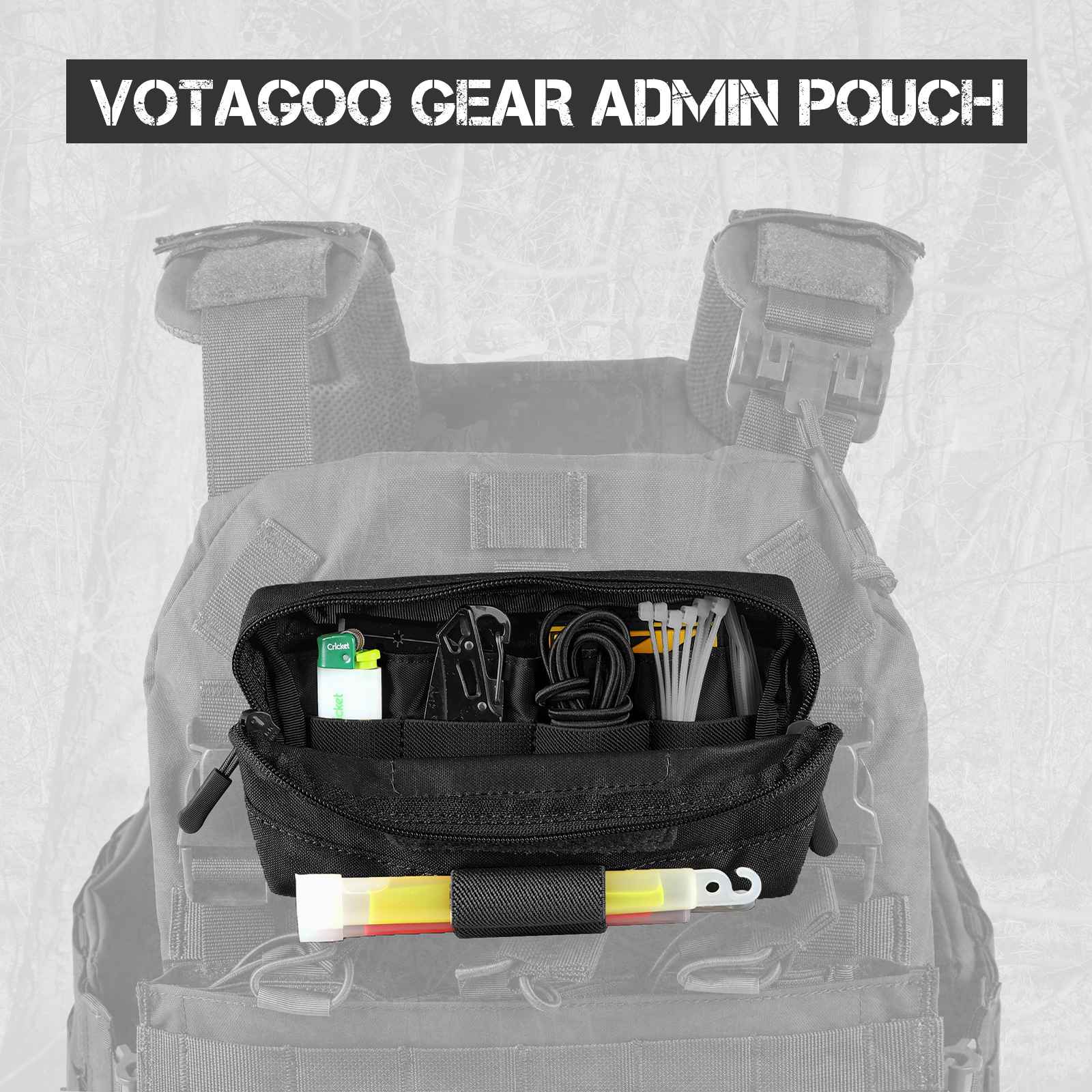 Votagoo Tactical Molle Admin Pouch - Sportkyu