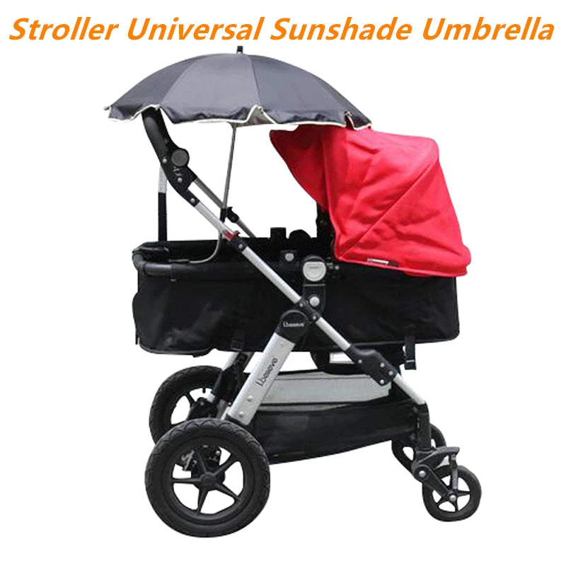 360 Degrees Pram Umbrellas Baby Stroller Cart Accessories