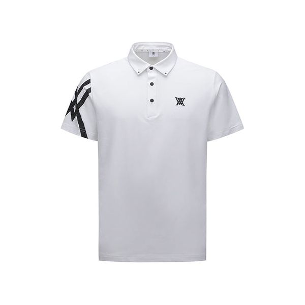 ANEW Golf: Men Sleeve Signature Logo T-Shirt - White