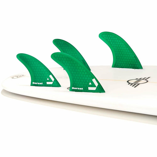 DORSAL Surfboard Fins Quad 4 Set FCS Compatible