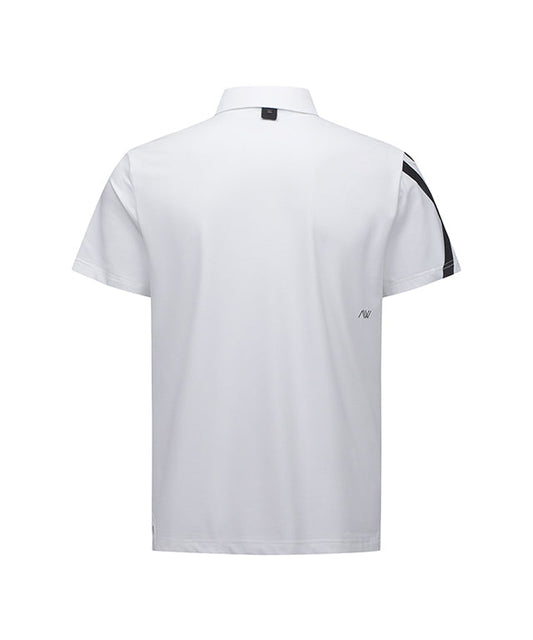 ANEW Golf: Men Sleeve Signature Logo T-Shirt - White