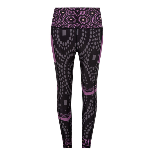 Signature On Purple Splash-legging (zijzak)