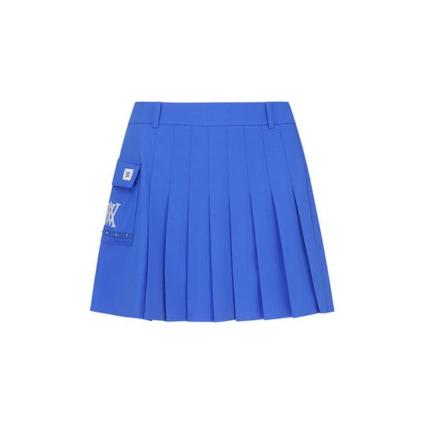 ANEW Golf: Women's Mini Pocket Point Pleated Skirt - Blue