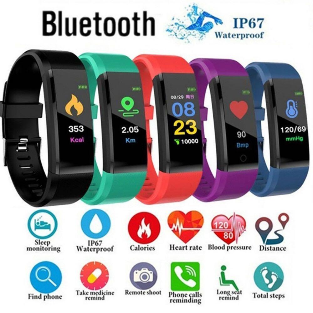 Smart Watches Bluetooth Sport Watches Health Tracker Smart Wristband