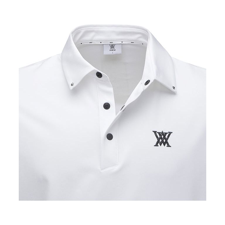 ANEW Golf: Men Sleeve Signature Logo T-Shirt - White