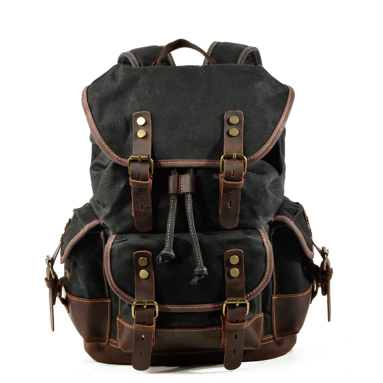 High Quality Canvas Stitching Mountaineering Backpack - Sportkyu