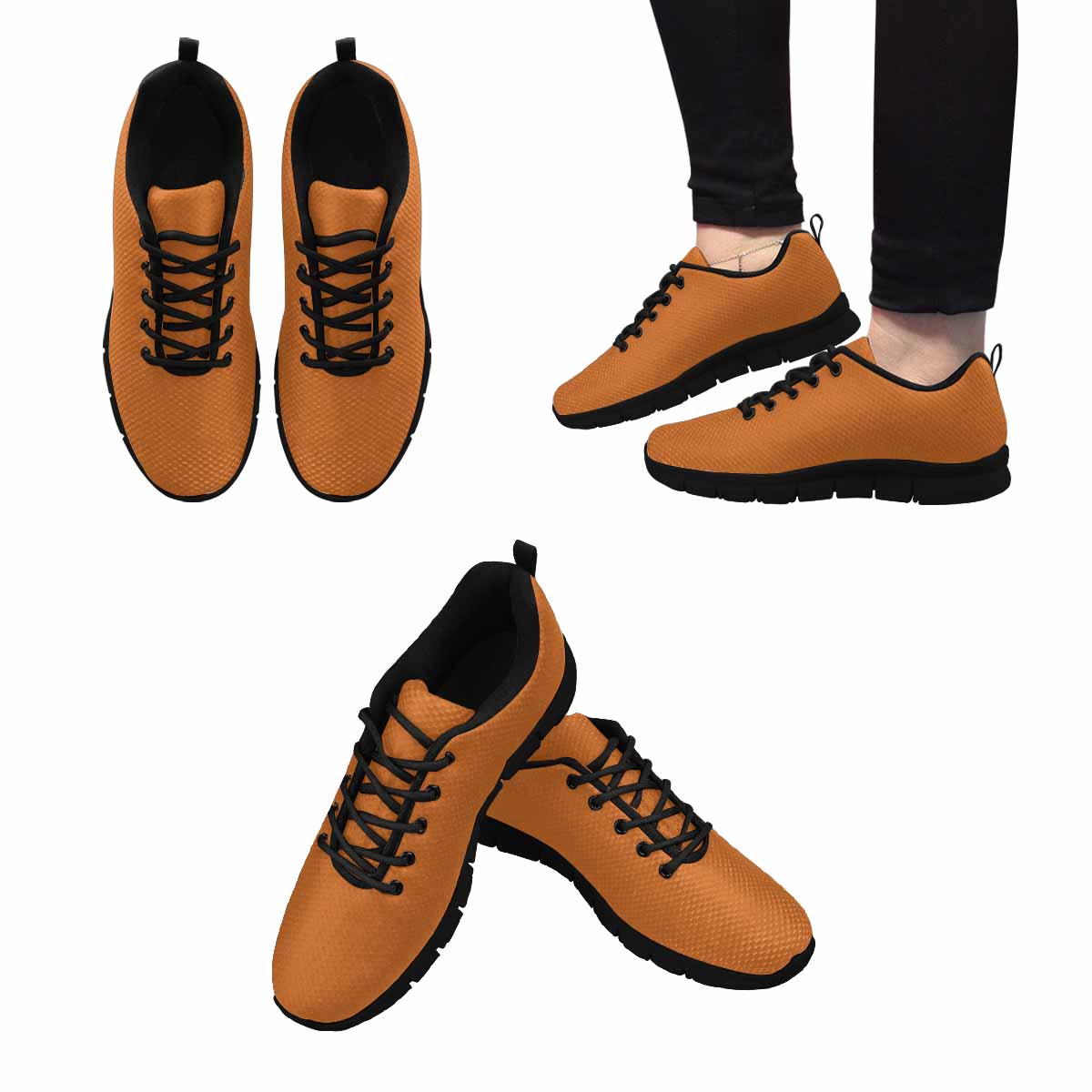 Sneakers For Men, Cinnamon Brown - Running Shoes