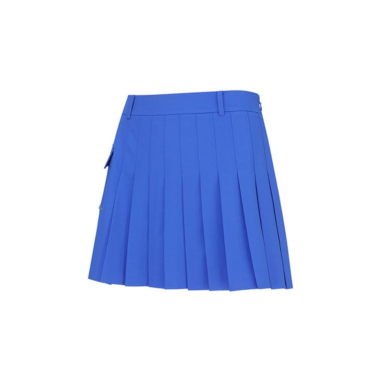 ANEW Golf: Women's Mini Pocket Point Pleated Skirt - Blue