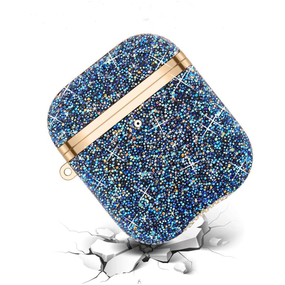 Soft Electroplating Fashion Star Diamond Earphone Sleeve