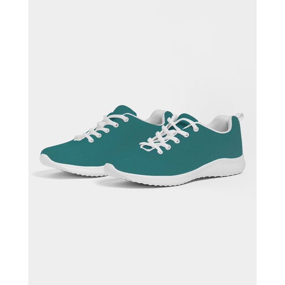 Womens Sneakers - Canvas Running Shoes, Teal Green