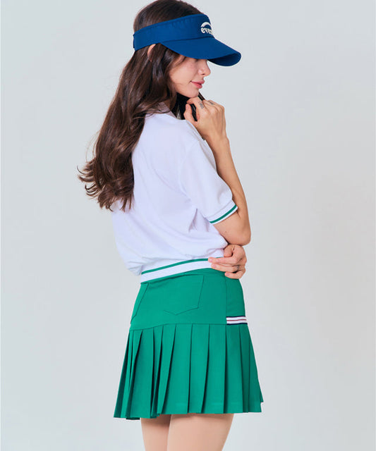 BENECIA 12 Asymmetrische culottes - Groen