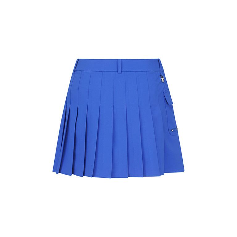 ANEW Golf: Women's Mini Pocket Point Pleated Skirt - Blue