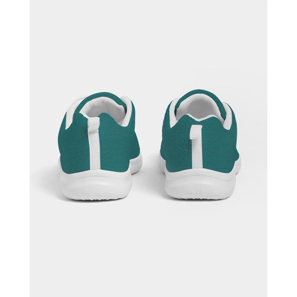 Womens Sneakers - Canvas Running Shoes, Teal Green