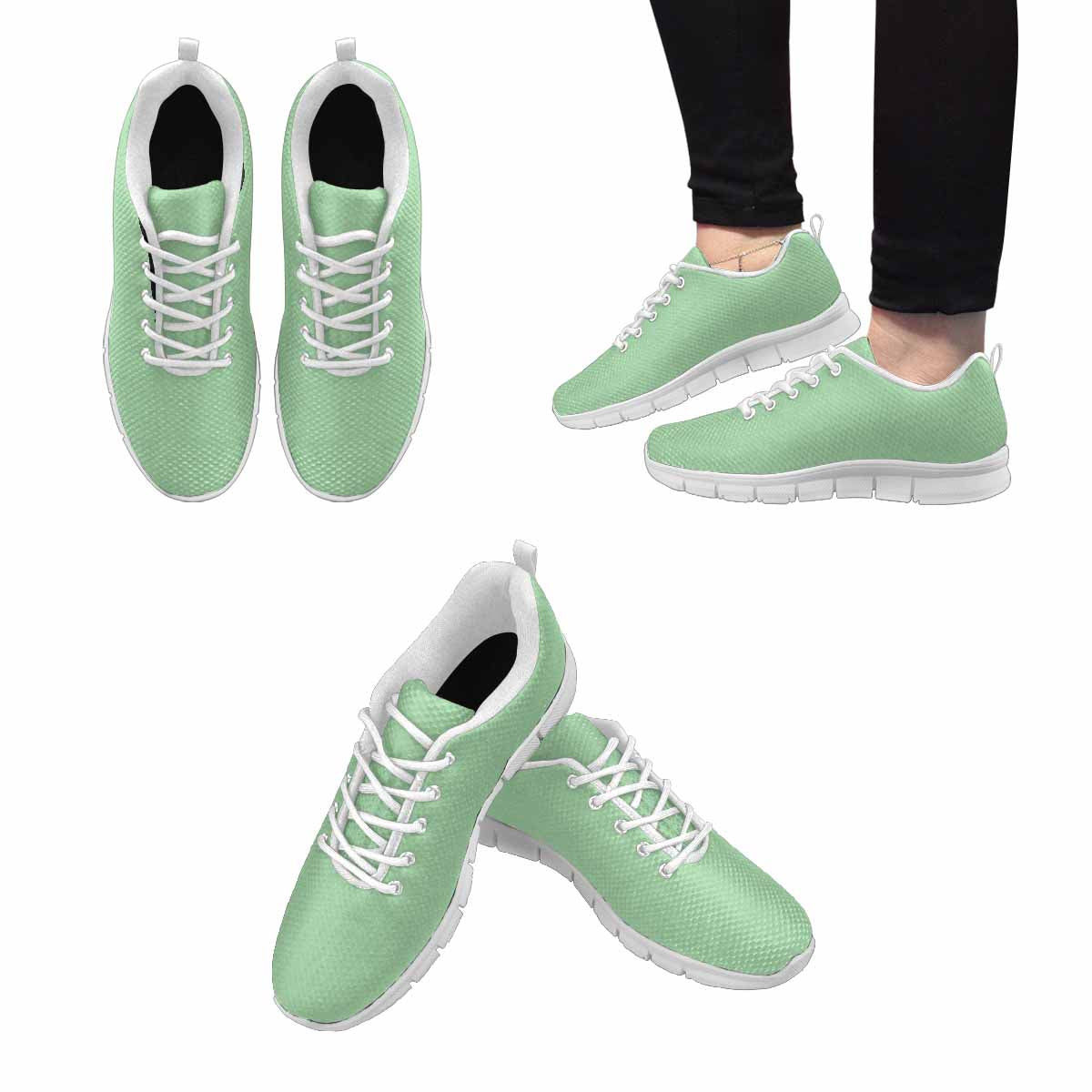 Sneakers voor heren, Celadon groen - hardloopschoenen