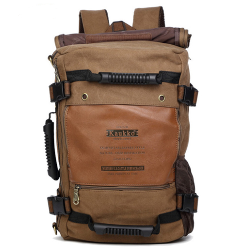 Large High Quality Canvas Travel Mountaineering Backpack - Sportkyu