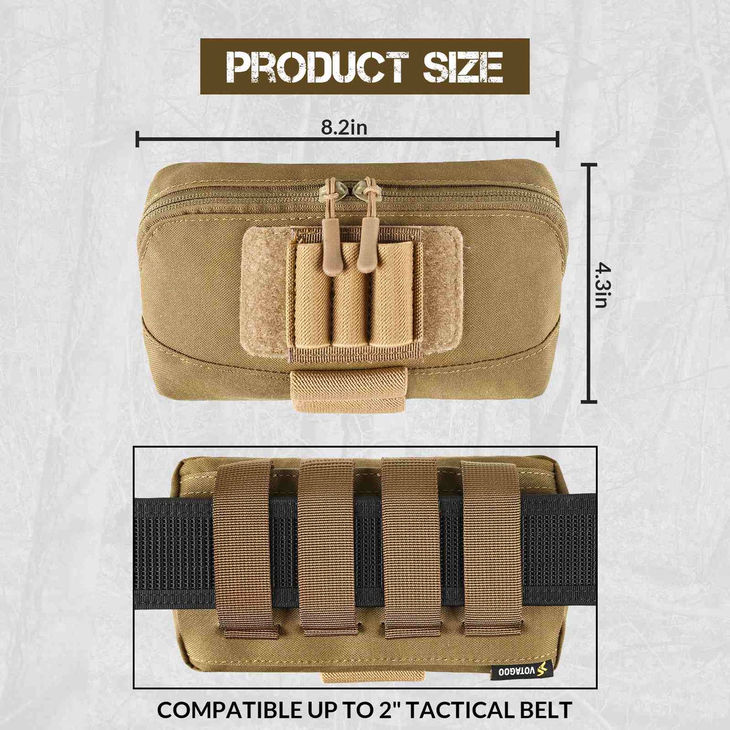 Votagoo Tactical Molle Admin Pouch - Sportkyu