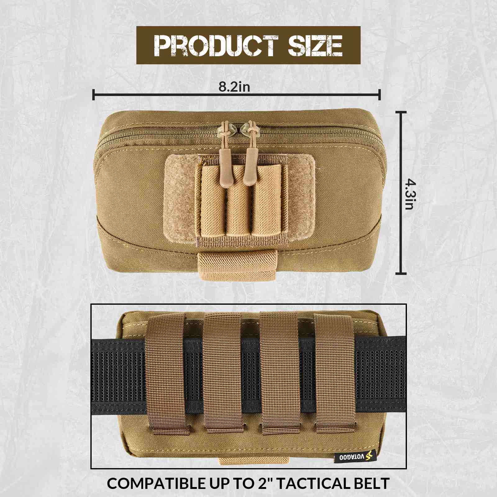 Votagoo Tactical Molle Admin Pouch - Sportkyu