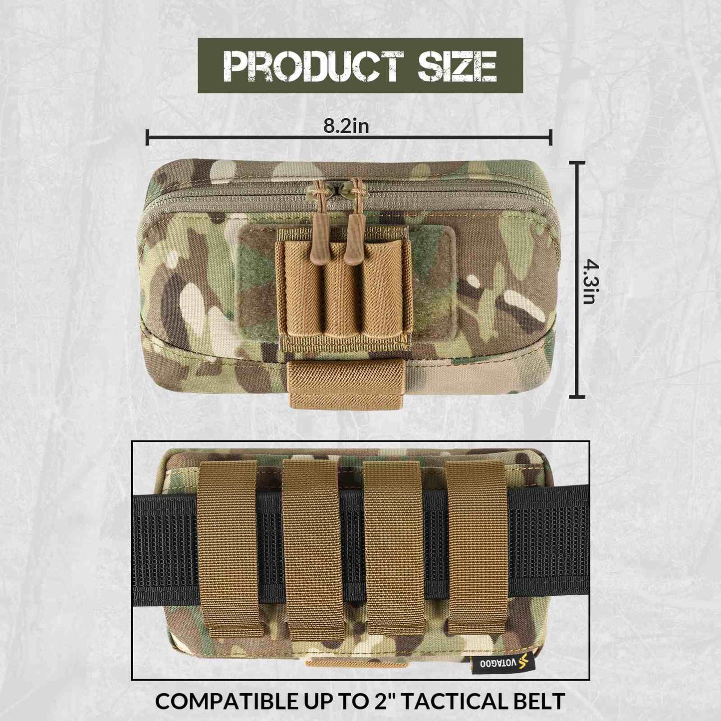 Votagoo Tactical Molle Admin Pouch - Sportkyu