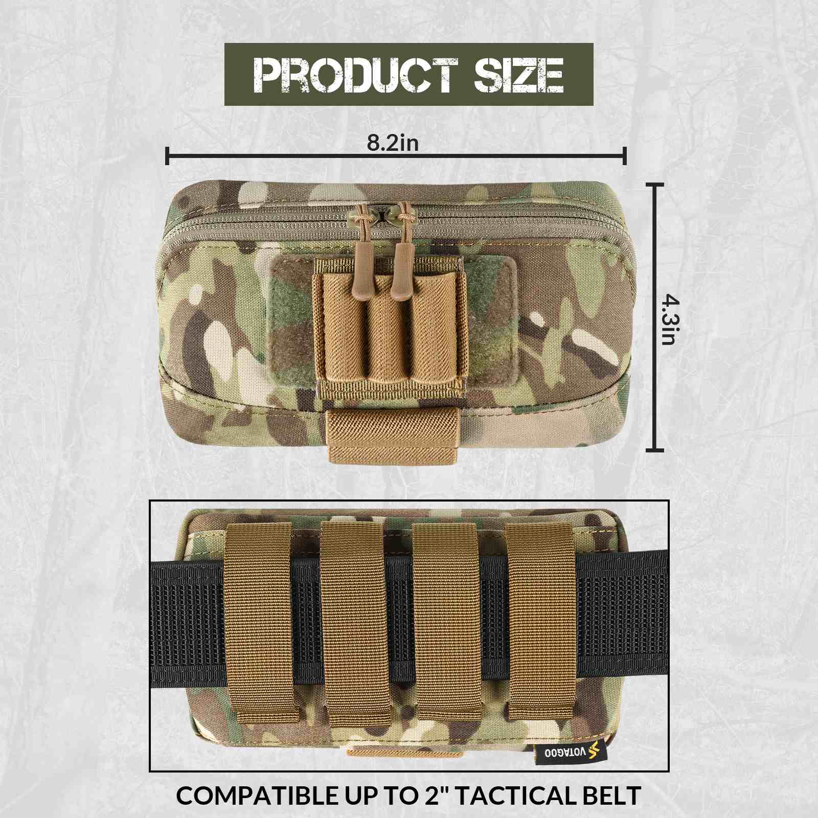 Votagoo Tactical Molle Admin Pouch - Sportkyu
